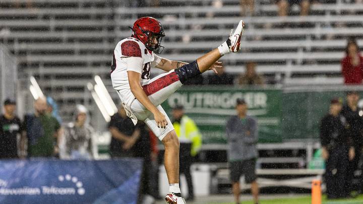San Diego State Aztecs punter Tashi Dorje.