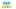 A cartoon image of a blue and yellow house A cartoon image of a blue and yellow house