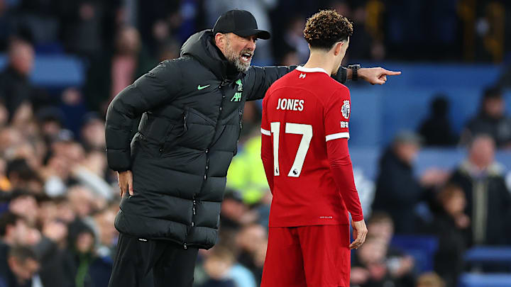 Jurgen Klopp and Curtis Jones didn't always see eye-to-eye