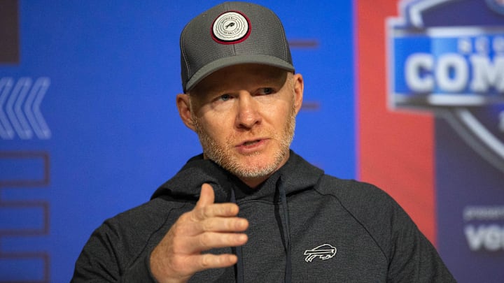 Buffalo Bills head coach Sean McDermott.