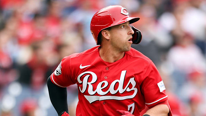 Cincinnati Reds infielder Spencer Steer