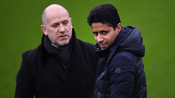 Nasser al-Khelaïfi et Antero Henrique, chargé des ventes du PSG