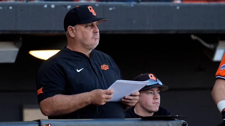 Oklahoma State head baseball coach Josh Holliday. Oklahoma State head baseball coach Josh Holliday.