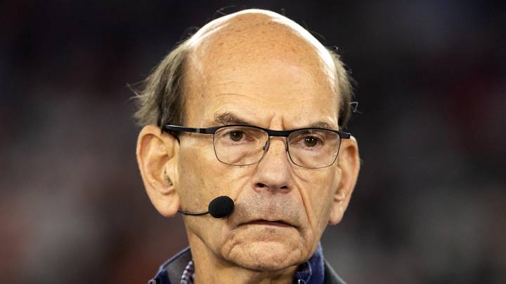 Paul Finebaum in attendance of the Mississippi Rebels against the Miami Hurricanes. Paul Finebaum in attendance of the Mississippi Rebels against the Miami Hurricanes.
