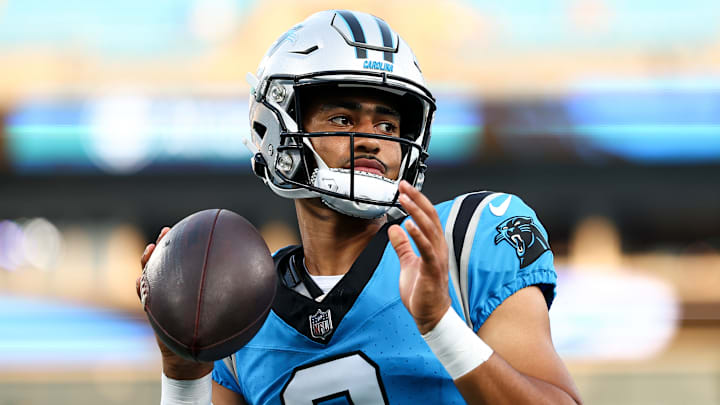 Carolina Panthers quarterback Bryce Young