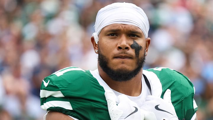 NY Jets linebacker Jermaine Johnson