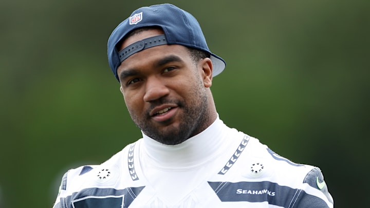 Tyrel Dodson of the Seattle Seahawks