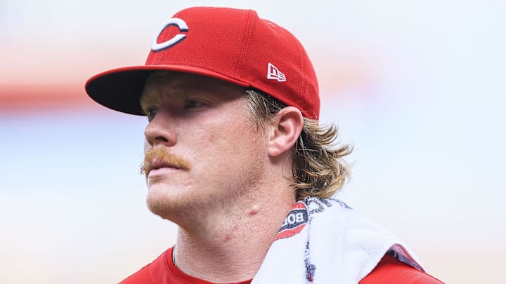 Jul 9, 2025; Cincinnati, Ohio, USA; Cincinnati Reds starting pitcher Andrew Abbott (41) walks to the dugout before the game against the Miami Marlins at Great American Ball Park. Mandatory Credit: Katie Stratman-Imagn Images Jul 9, 2025; Cincinnati, Ohio, USA; Cincinnati Reds starting pitcher Andrew Abbott (41) walks to the dugout before the game against the Miami Marlins at Great American Ball Park. Mandatory Credit: Katie Stratman-Imagn Images