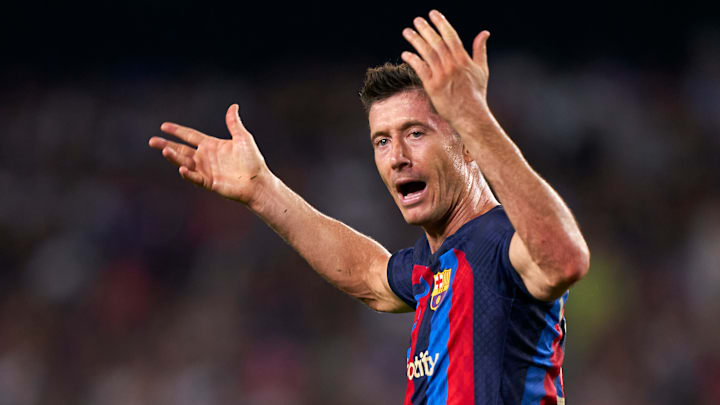 Barça de Robert Lewandowski passou em branco na estreia