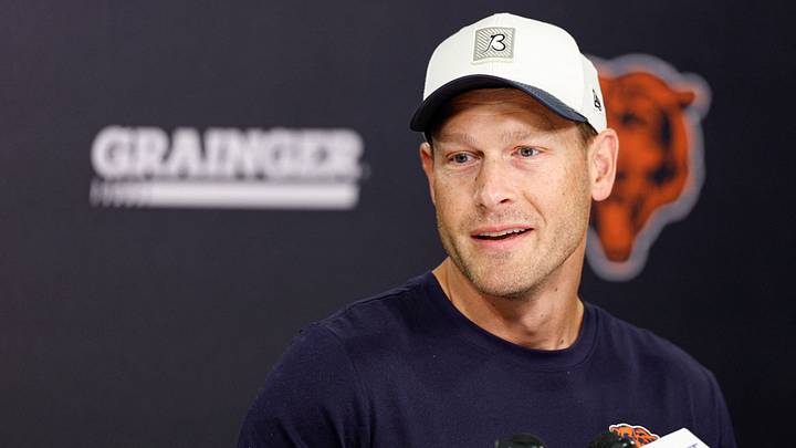 Chicago Bears head coach Ben Johnson