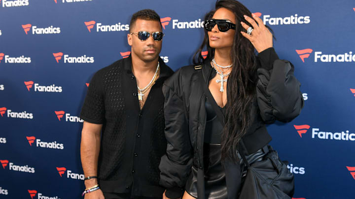 Russell Wilson, Ciara attend the 2025 Fanatics Super Bowl Party in New Orleans. Russell Wilson, Ciara attend the 2025 Fanatics Super Bowl Party in New Orleans.
