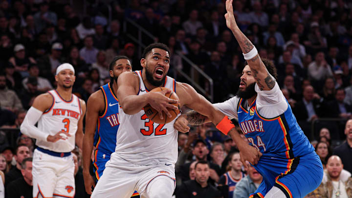 New York Knicks center Karl-Anthony Towns is a solid prop target on Sunday.
