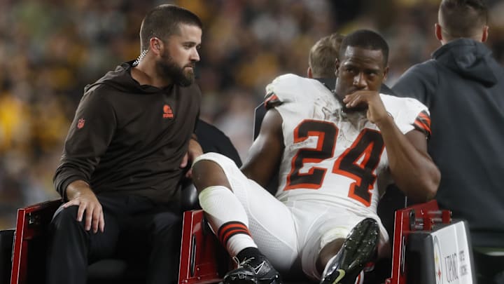 Cleveland Browns running back Nick Chubb