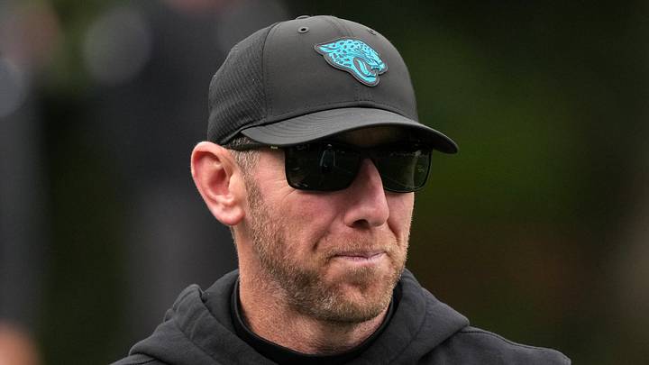 Oct 9, 2026; Watford, United Kingdom; Jacksonville Jaguars head coach Liam Coen during practice at The Grove. Mandatory Credit: Kirby Lee-Imagn Images Oct 9, 2026; Watford, United Kingdom; Jacksonville Jaguars head coach Liam Coen during practice at The Grove. Mandatory Credit: Kirby Lee-Imagn Images