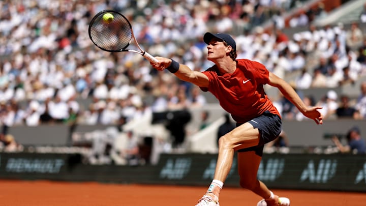 Jannik Sinner at the French Open