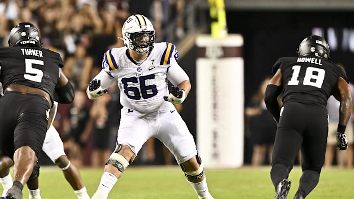 LSU offensive tackle Will Campbell, potential Chicago Bears draftee