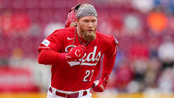 Cincinnati Reds outfielder Jake Fraley