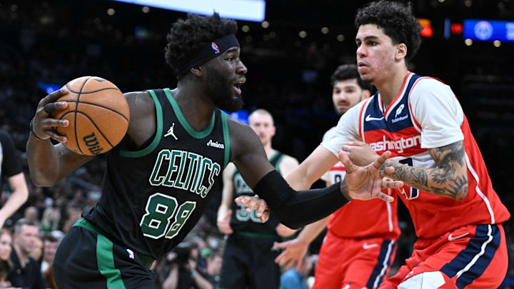 Mar 14, 2026; Boston, Massachusetts, USA; Boston Celtics center Neemias Queta (88) drives to the basket against the Washington Wizards during the second half at the TD Garden. Mandatory Credit: Brian Fluharty-Imagn Images Mar 14, 2026; Boston, Massachusetts, USA; Boston Celtics center Neemias Queta (88) drives to the basket against the Washington Wizards during the second half at the TD Garden. Mandatory Credit: Brian Fluharty-Imagn Images