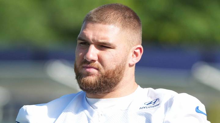 Los Angeles Rams defensive end Braden Fiske. Los Angeles Rams defensive end Braden Fiske.