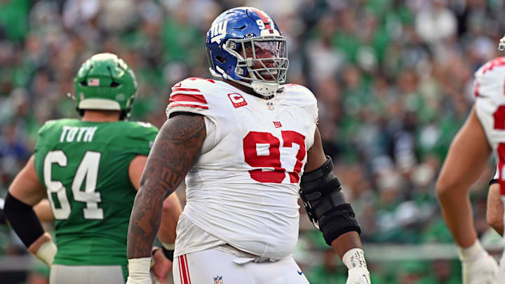 New York Giants defensive tackle Dexter Lawrence 