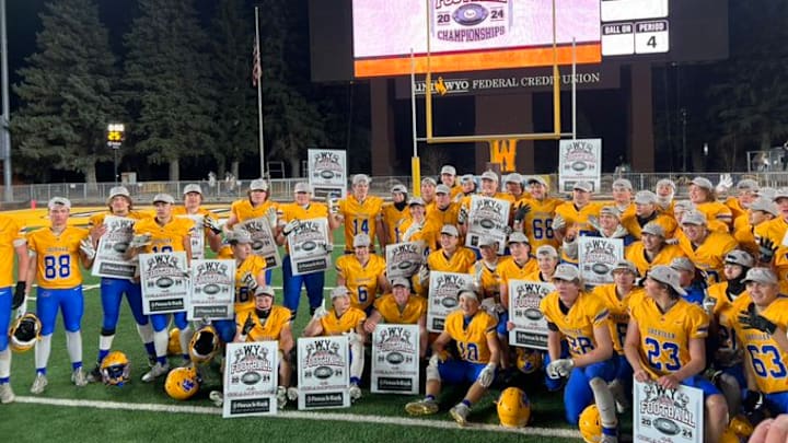Sheridan looks to become the second Wyoming high school to win five consecutive state titles when it plays Campbell County in the 4A final Saturday.