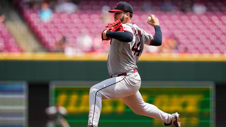 Jul 28, 2026: Cleveland Guardians pitcher Slade Cecconi throws against the Cincinnati Reds in the second inning at Great American Ball Park. Credit: Aaron Doster-Imagn Images Jul 28, 2026: Cleveland Guardians pitcher Slade Cecconi throws against the Cincinnati Reds in the second inning at Great American Ball Park. Credit: Aaron Doster-Imagn Images