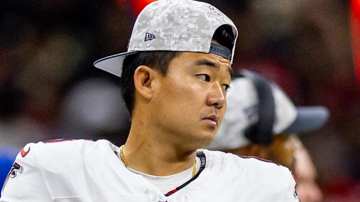 Atlanta Falcons kicker Younghoe Koo missed a 42-yard field goal against the Las Vegas Raiders.