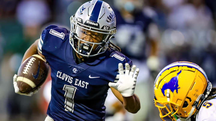 Clovis East junior RB Lindsey Graves, the team's leading rusher with 636 yards and 10 touchdowns, will need a big game Friday versus Clovis North. East beat Grant Union 59-45 on Sept. 14, 2024. 
