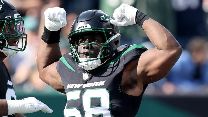 Former New York Jets defensive end Carl Lawson could be a late free agency addition for the Atlanta Falcons.