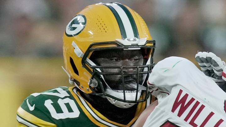 Travis Glover will start at right guard for the Packers vs. the Buccaneers. Travis Glover will start at right guard for the Packers vs. the Buccaneers.