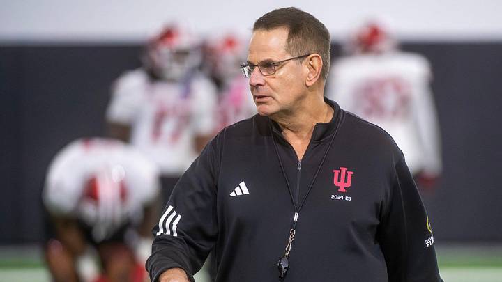 Indiana Hoosiers head coach Curt Cignetti is a central figure in the marketing of EA Sports College Football 27.
