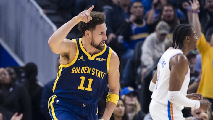 Golden State Warriors guard Klay Thompson.
