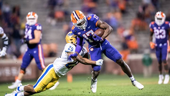 Former Clemson wide receiver Cornell Powell (17) was signed by the Pittsburgh Steelers ahead of the preseason. Former Clemson wide receiver Cornell Powell (17) was signed by the Pittsburgh Steelers ahead of the preseason.