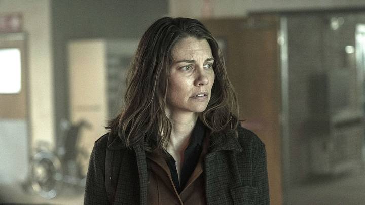 Lauren Cohan as Maggie - The Walking Dead: Dead City _ Season 3, Episode 8 - Photo Credit: Robert Clark/AMC Lauren Cohan as Maggie - The Walking Dead: Dead City _ Season 3, Episode 8 - Photo Credit: Robert Clark/AMC