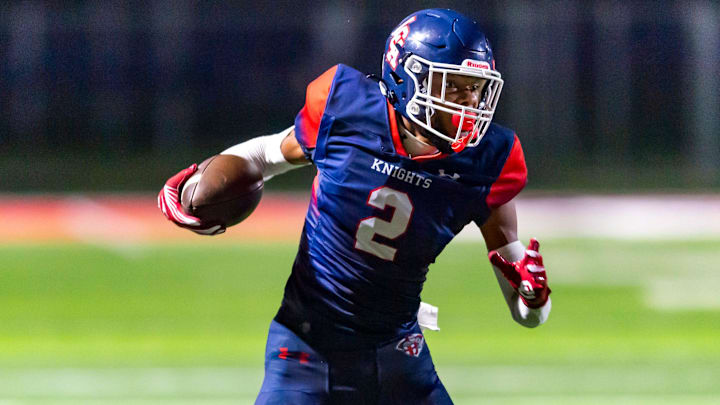 Brayden Allen 2, Lafayette Christian Academy takes on LRCA Football. Friday, Oct. 10, 2025.