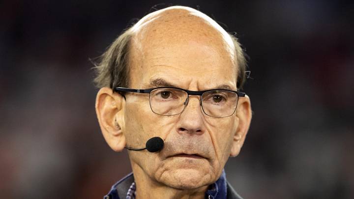 Paul Finebaum in attendance of the Mississippi Rebels against the Miami Hurricanes. Paul Finebaum in attendance of the Mississippi Rebels against the Miami Hurricanes.