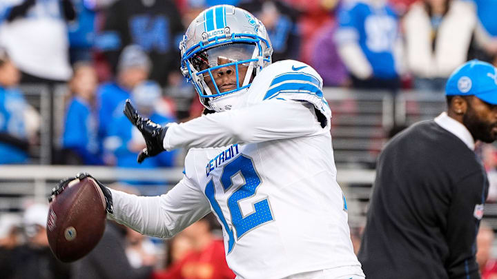 Detroit Lions quarterback Teddy Bridgewater (12)