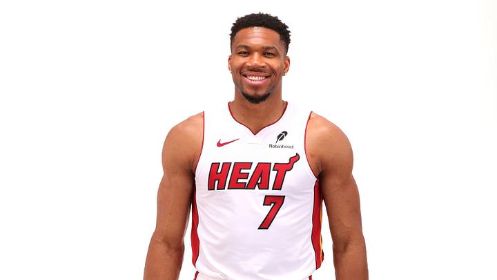 Miami Heat Introduce Giannis Antetokounmpo - Press Conference Miami Heat Introduce Giannis Antetokounmpo - Press Conference