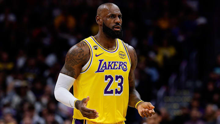 Los Angeles Lakers forward LeBron James.