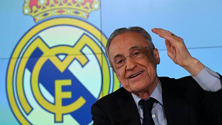 Real Madrid Club President Florentino Perez