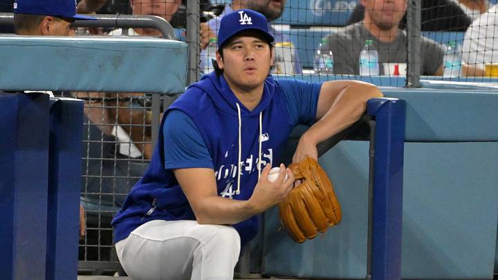 Sep 8, 2026; Los Angeles, California, USA; Los Angeles Dodgers pitcher Shohei Ohtani (17) looks on in the second inning against the Cincinnati Reds at Dodger Stadium. Mandatory Credit: Jayne Kamin-Oncea-Imagn Images Sep 8, 2026; Los Angeles, California, USA; Los Angeles Dodgers pitcher Shohei Ohtani (17) looks on in the second inning against the Cincinnati Reds at Dodger Stadium. Mandatory Credit: Jayne Kamin-Oncea-Imagn Images