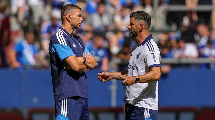 Edin Dzeko und Miron Muslic wollen mit Schalke in der Bundesliga angreifen