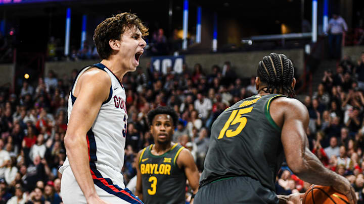 Gonzaga Bulldogs forward Braden Huff.