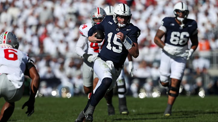 Penn State Nittany Lions quarterback Drew Allar (15)