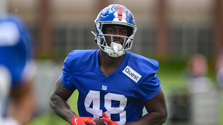 New York Giants tight end Jermaine Terry II New York Giants tight end Jermaine Terry II