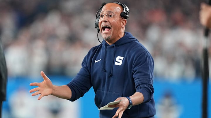 Penn State football head coach James Franklin