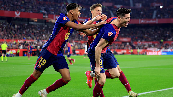 Robert Lewandowski, Lamine Yamal, Gavi Robert Lewandowski, Lamine Yamal, Gavi