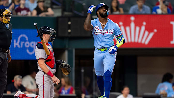 Phillies' new outfielder Adolis García has been notably successful against the Braves throughout his career