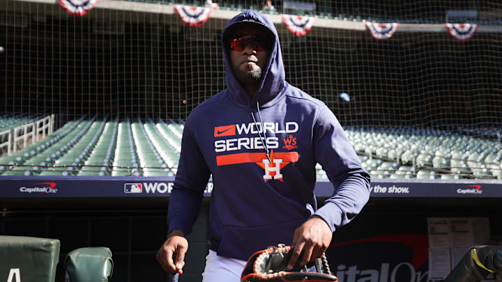 Yordan Álvarez será el tercer bate de los Astros en el primer juego de la Serie Mundial