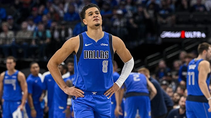 Nov 5, 2023; Dallas, Texas, USA; Dallas Mavericks guard Josh Green (8) in action during the game